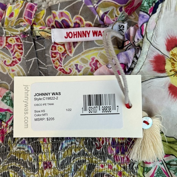 NWT Johnny Was Silk Blouse XS - Picture 4 of 15